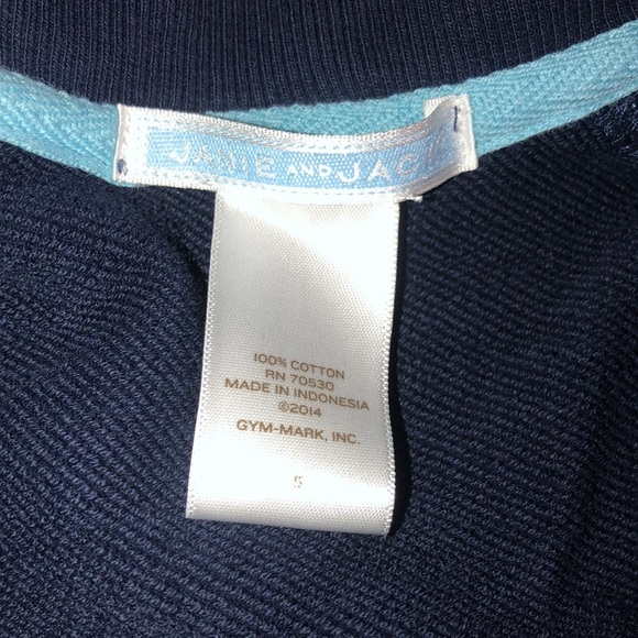 Boys gently worn, Janie and Jack quarter zip. - Picture 3 of 6